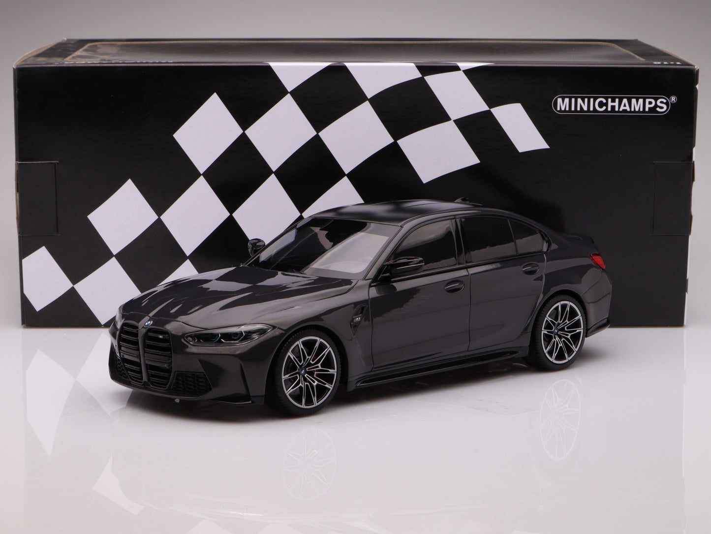 BMW M3 2020 gri metalic 1/504pcs - 1/18 Minichamps