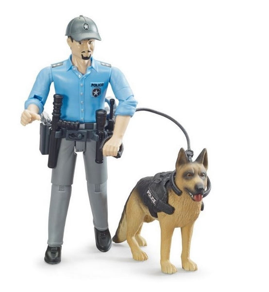 BRUDER 62150 - Polițist cu câine