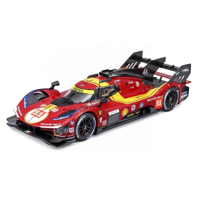Ferrari 499P #51 3rd 24h LeMans 2025 Giovinazzi, Guidi, Calado - 1/24 Bburago