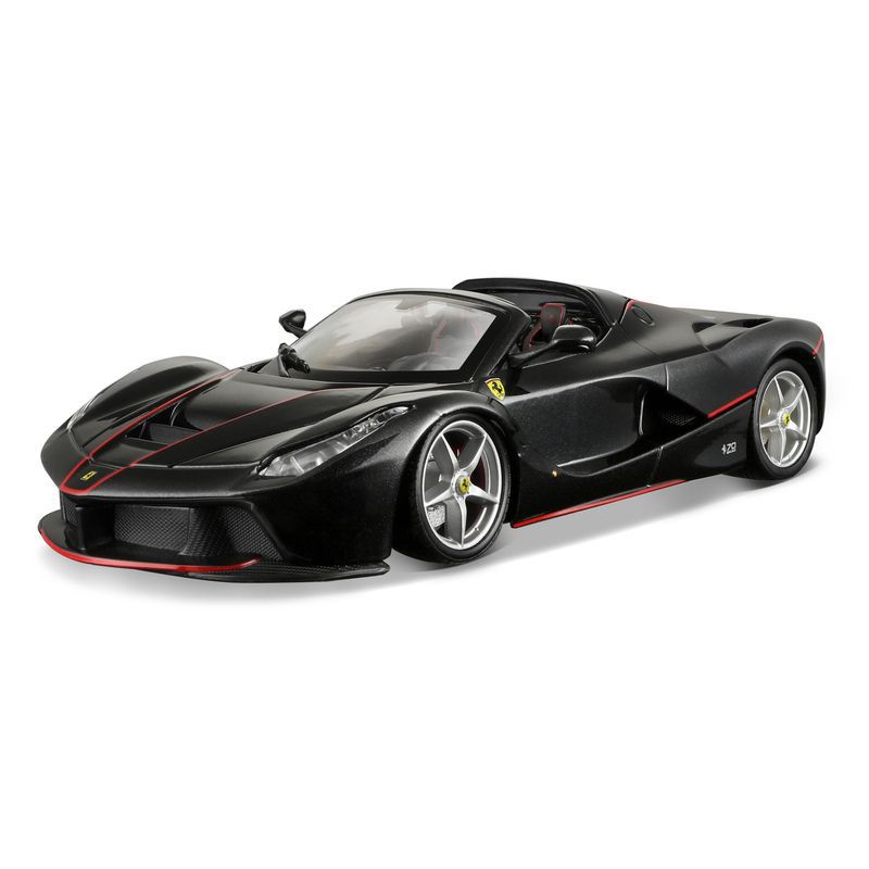 Ferrari LaFerrari Aperta 2016 negru cu vitrina plexiglass - 1/24 Bburago