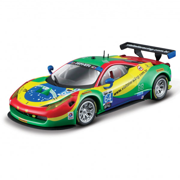 Ferrari 458 Italia GT3 2015 #64 cu vitrina plexiglass - 1/43 Bburago Signature