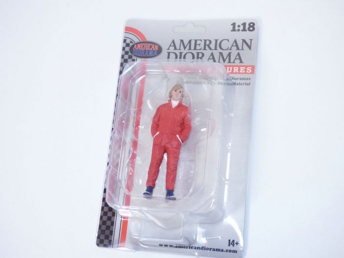 Figurina pentru diorama Pilot cu mainile in buzunare - 1/18 American Diorama