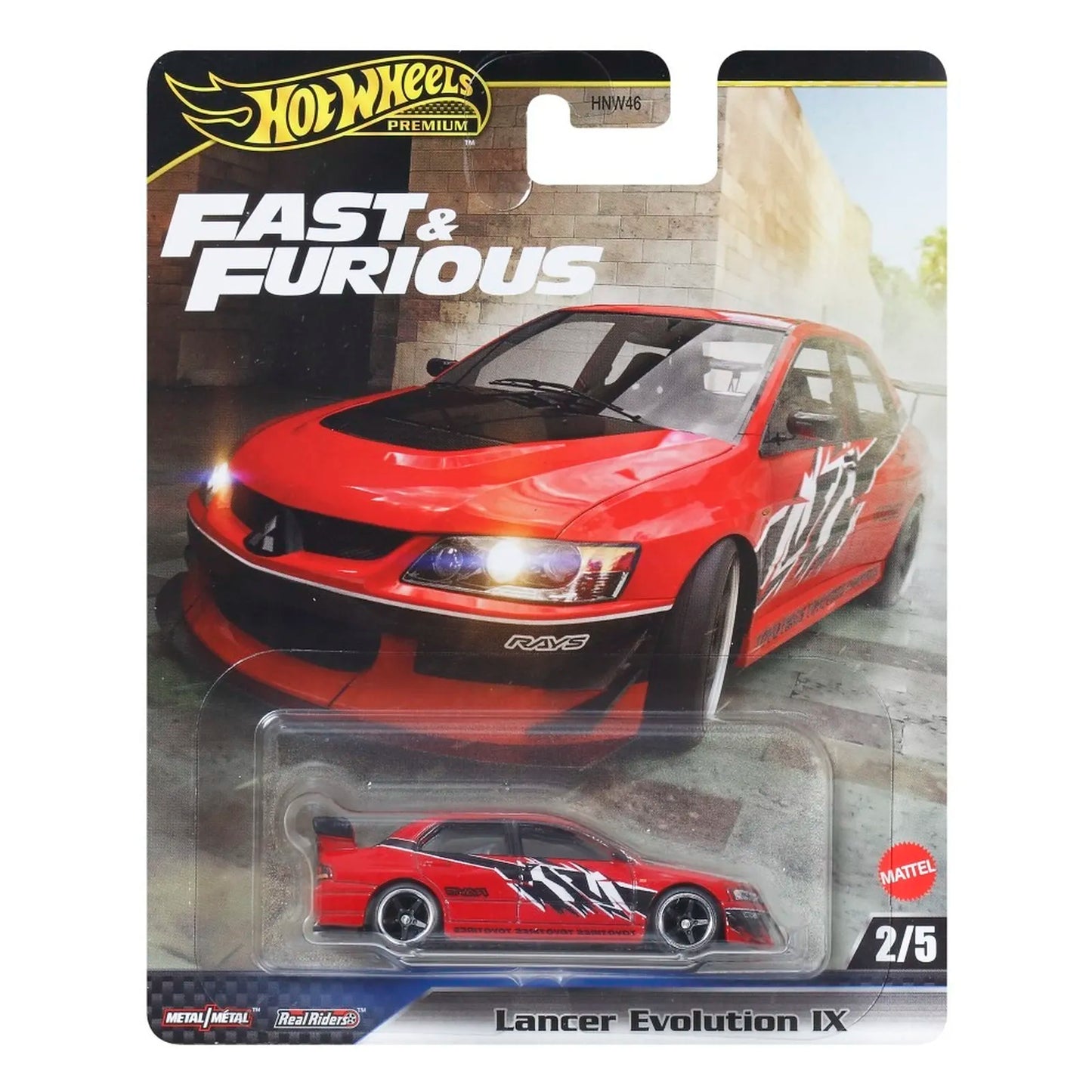 Mitsubishi Lancer Evolution IX - 1/64 Hot Wheels Premium