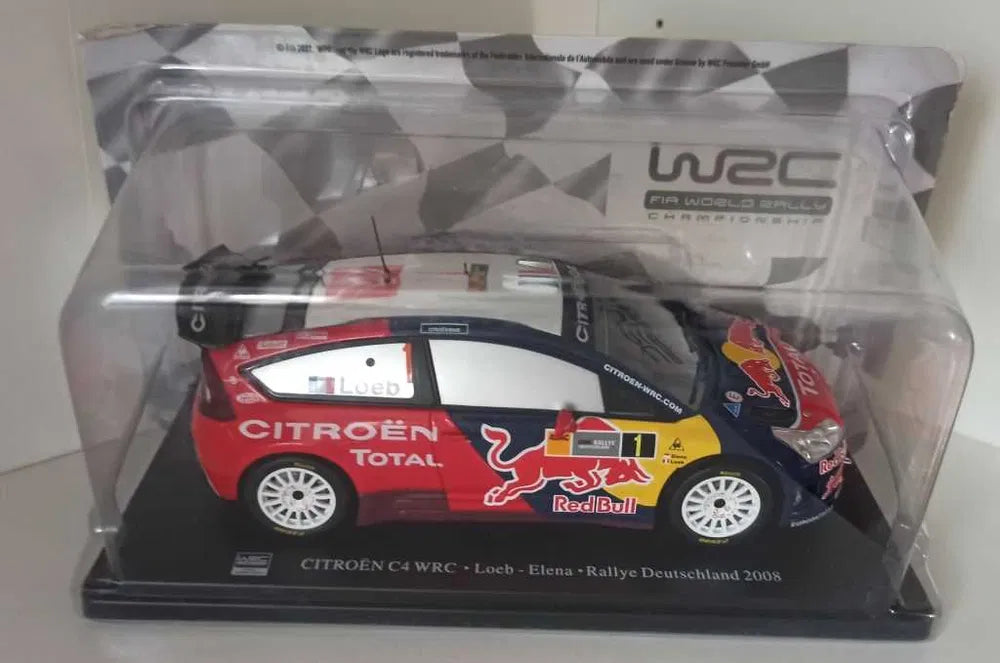 Citroen C4 WRC Loeb-Elena Rallye Deutschland 2008 #1 - 1/24 Altaya