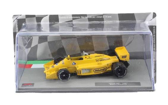 Formula1 Lotus 99T 1987 Satoru Nakajima cu vitrina plexiglass - 1/43 Altaya