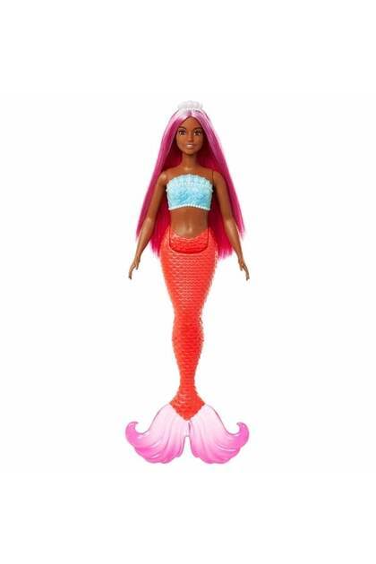 Papusa Barbie - Sirena cu par roz