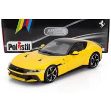Ferrari 12 Cilindri galben - 1/18 Polistil