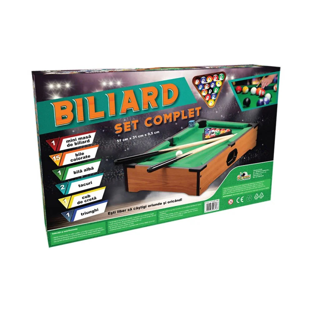 Masa de biliard din lemn 51 cm
