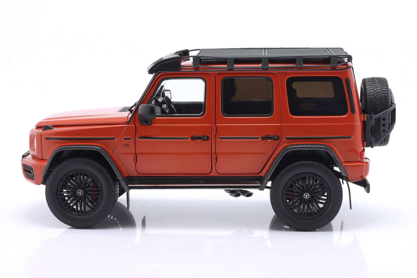 Mercedes-Benz AMG G63 W463 4x4 2022 copper orange magno - 1/18 IScale