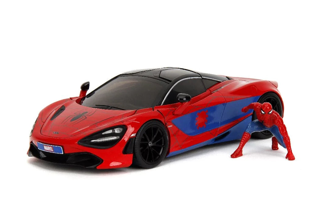 McLaren 720S si figurina Spider-man - 1/24 Jada