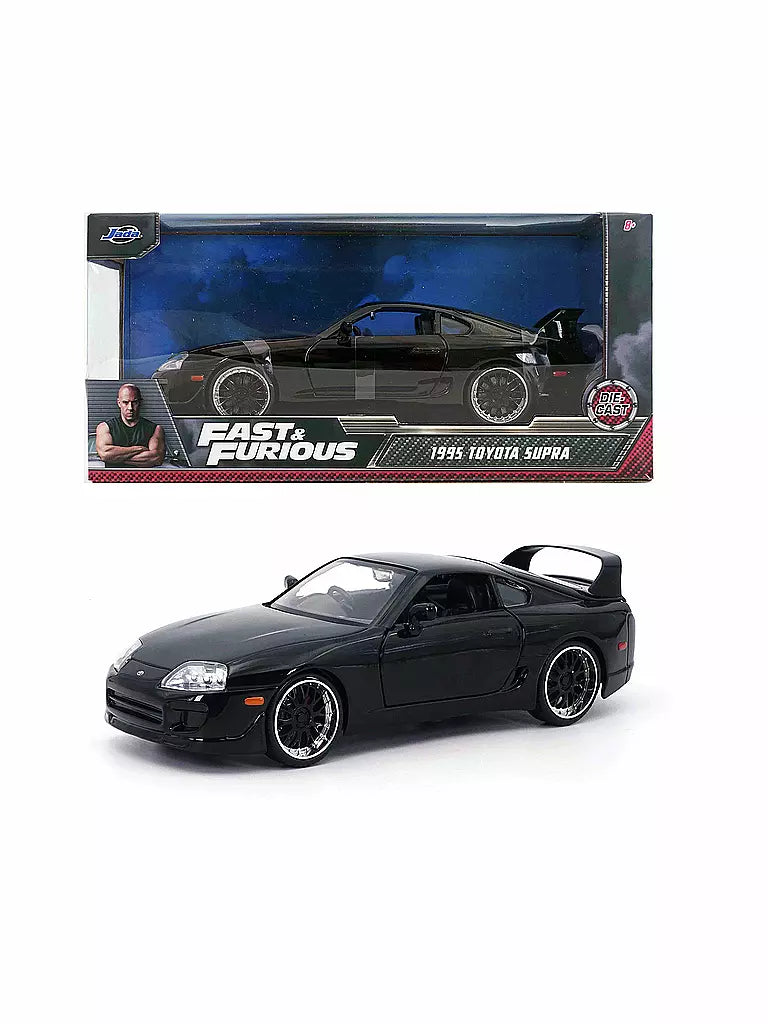 Toyota Supra 1995 neagra - 1/24 Jada