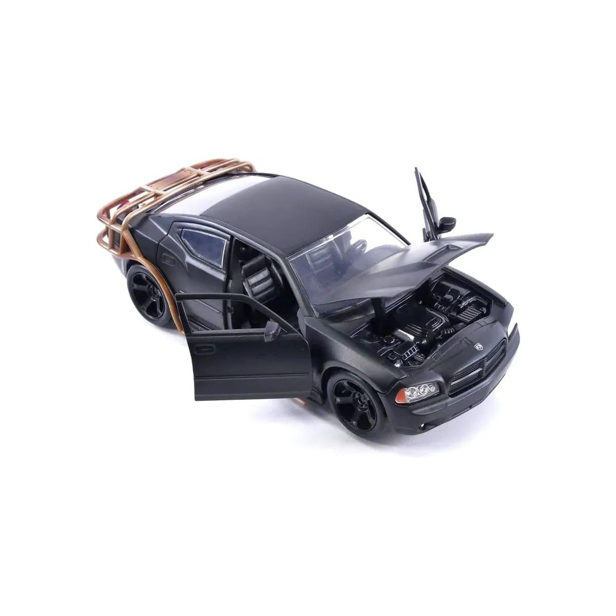 Dodge Charger 2006 negru mat cu grilaj in spate Fast and Furious X - 1/24 Jada