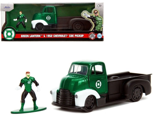 Chevrolet Coe Pickup 1952 si figurina Green Lantern - 1/32 Jada