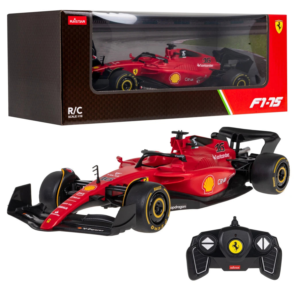Masinuta cu telecomanda Ferrari F1-75 - 1/18 Rastar