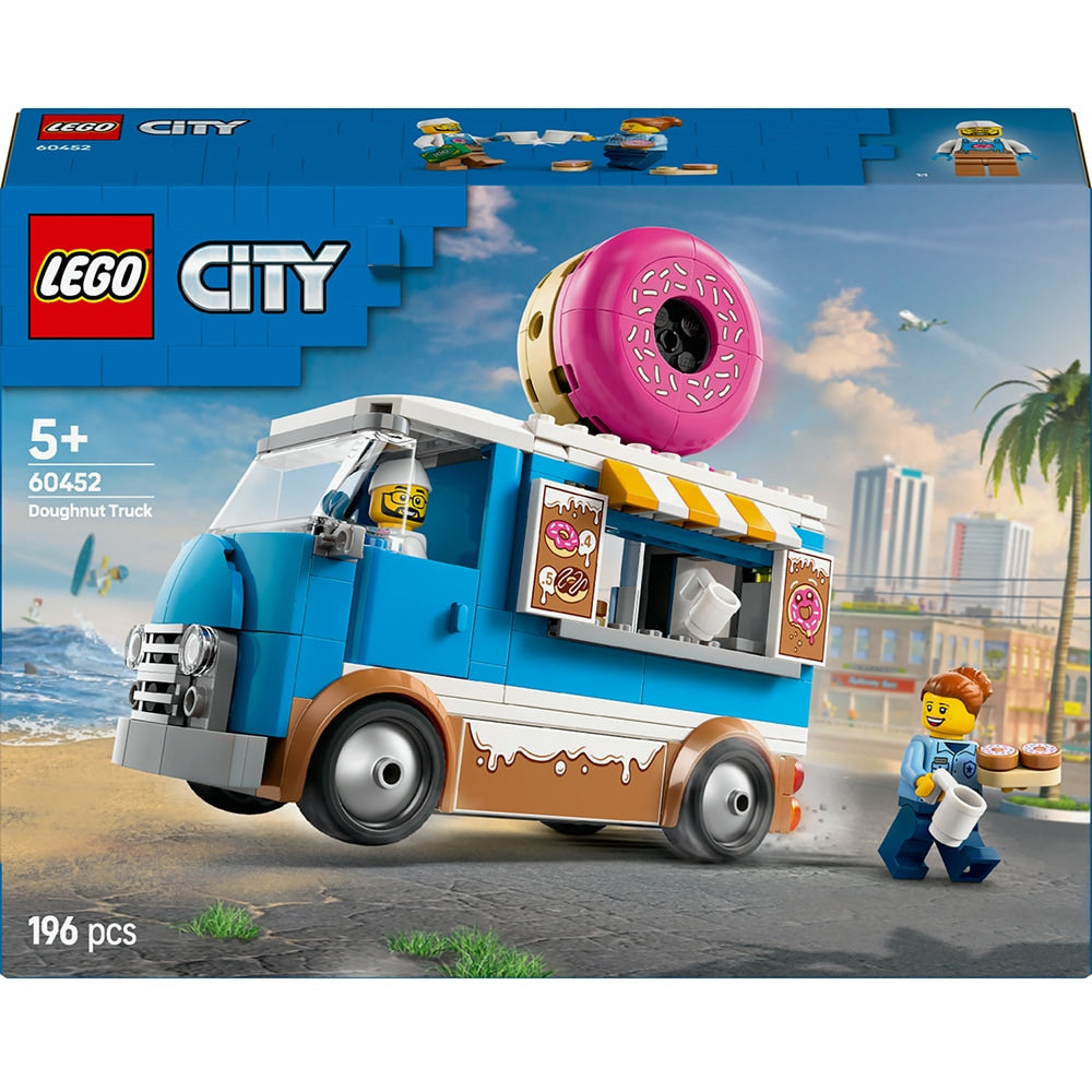 LEGO City 60452 - Furgoneta de gogosi (196 piese)