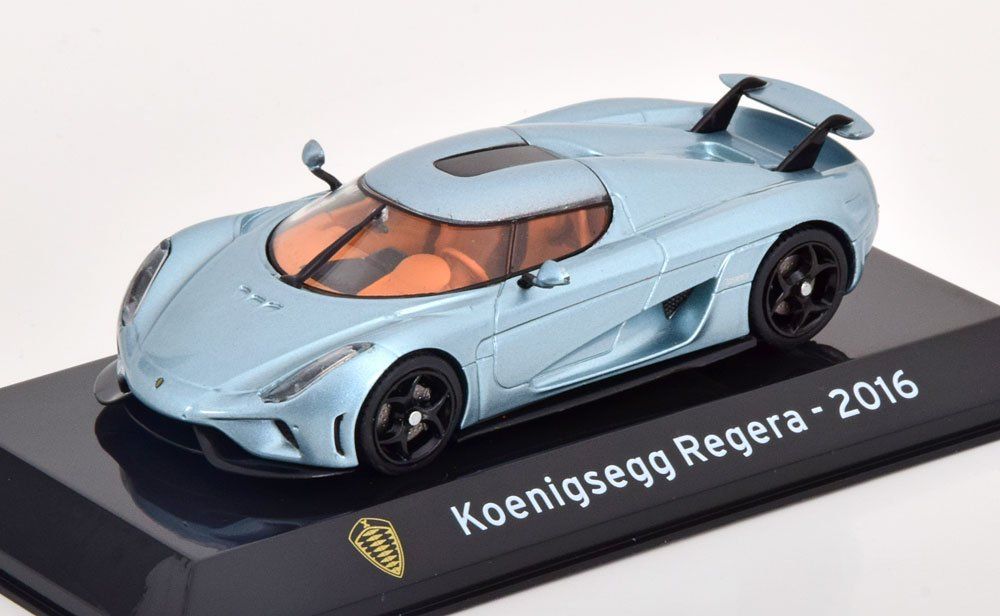 Koenigsegg Regera 2016 cu vitrina plexiglass - 1/43 Altaya
