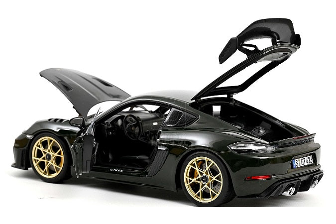 Porsche Cayman GT4 RS 2023 weissach pach brewstergreen - 1/18 Norev