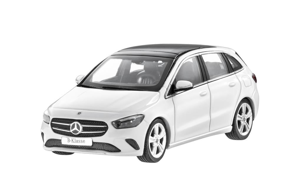 Mercedes B-Class alb cu vitrina plexiglass - 1/43 Herpa