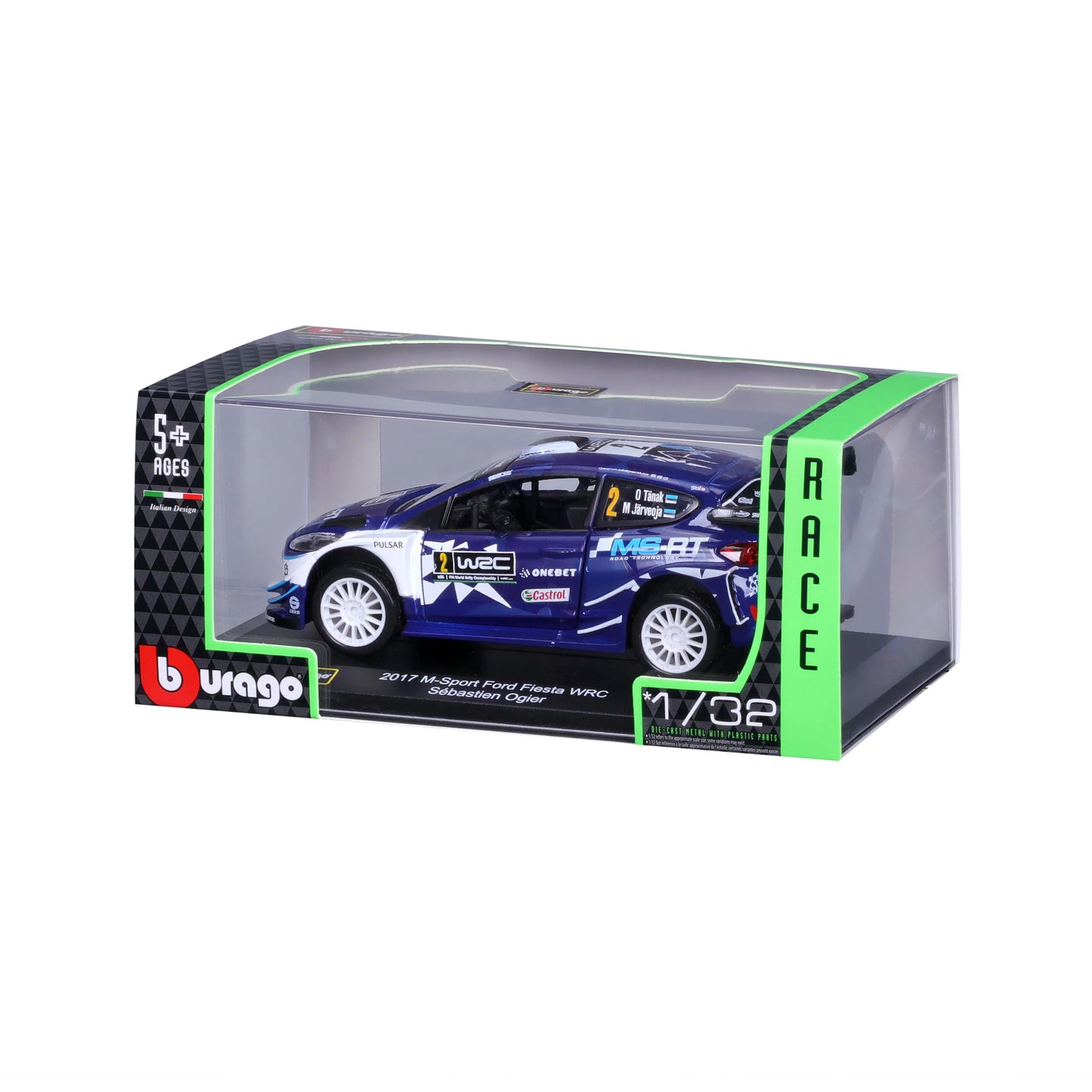 Ford Fiesta Wrc 2017 M-Sport Ott Tanak - 1/32 Bburago