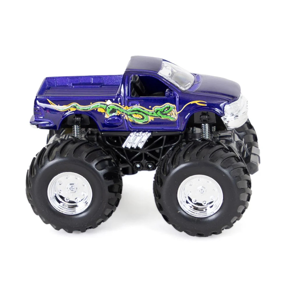 Monster Truck Earth Shockers 12cm Ford - Snake pullback Fresh Metal - Maisto