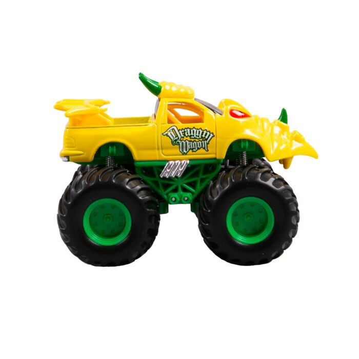 Monster Truck Earth Shockers 14cm DRAGON pullback Fresh Metal - Maisto