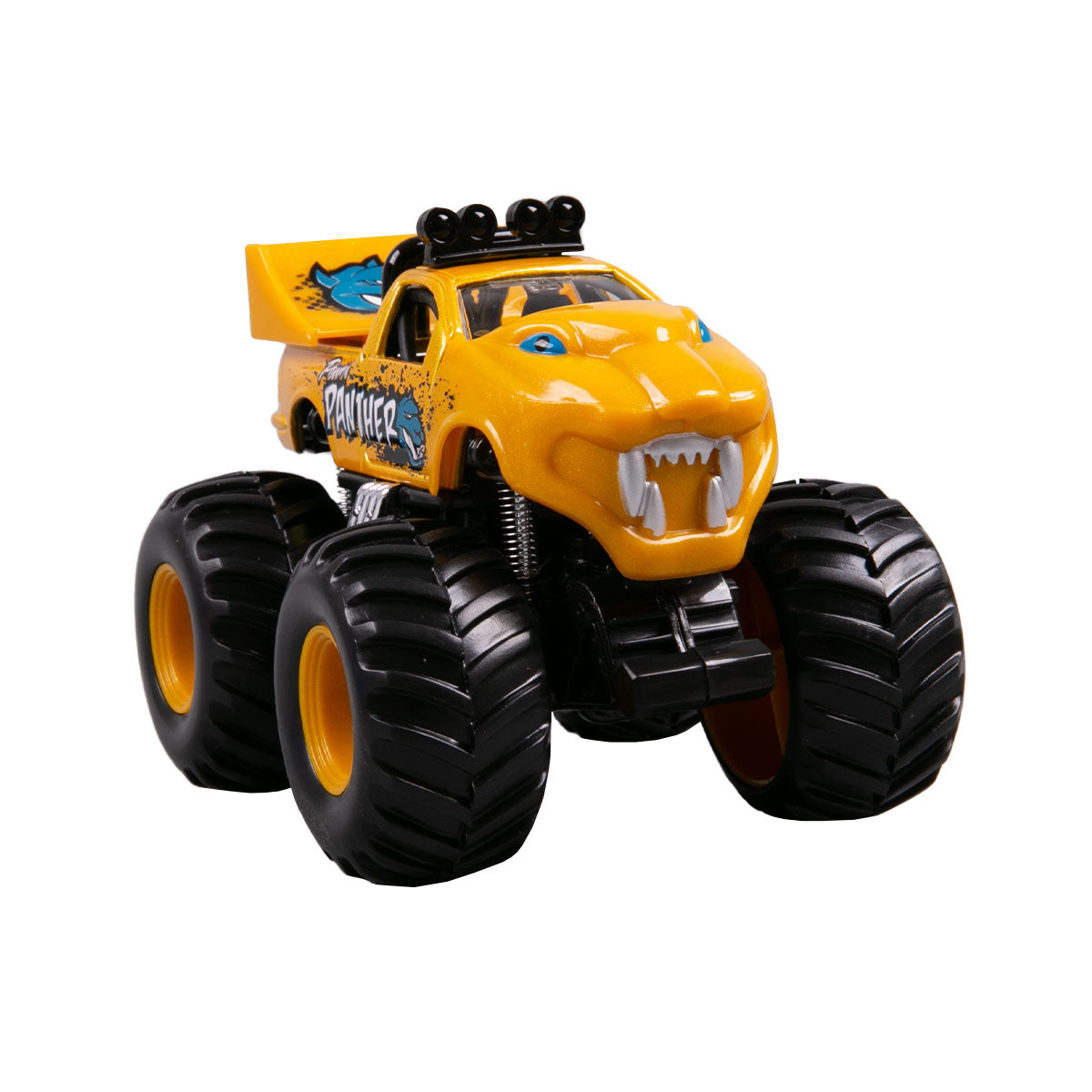 Monster Truck Earth Shockers 13cm POWER PANTHER pullback Fresh Metal - Maisto