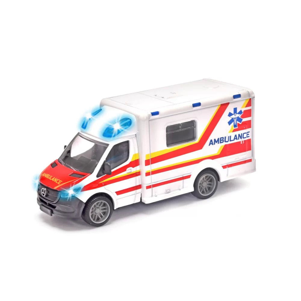 Mercedes Sprinter Ambulanta cu lumini si sunete - 1/43 Majorette