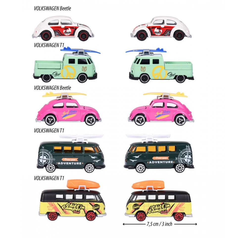 Set 5 masinute Volkswagen The Originals - 1/64 Majorette
