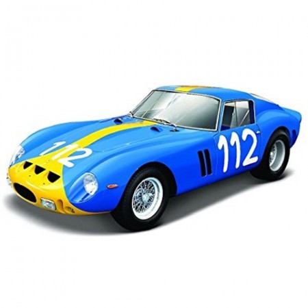 Ferrari 250 GTO #112 albastru/galben - 1/24 Bburago