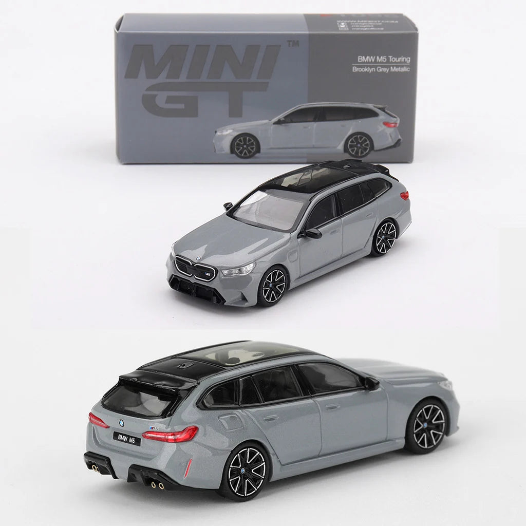 BMW M5 Touring Brooklyn grey metallic - 1/64 Mini GT