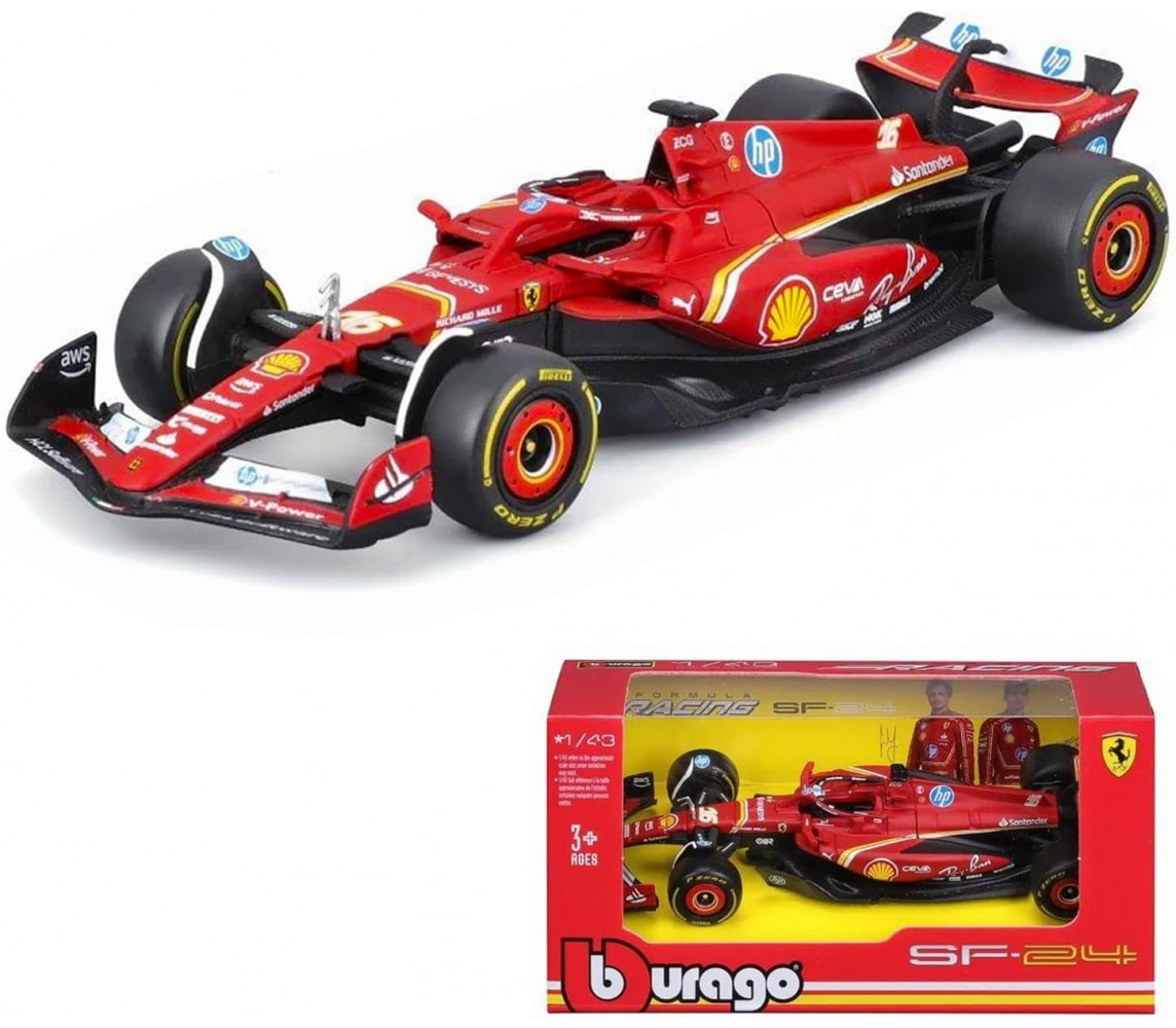 Formula 1 Charles Leclerc Ferrari SF-24 #16 3rd Imola GP 2024 - 1/43 Bburago