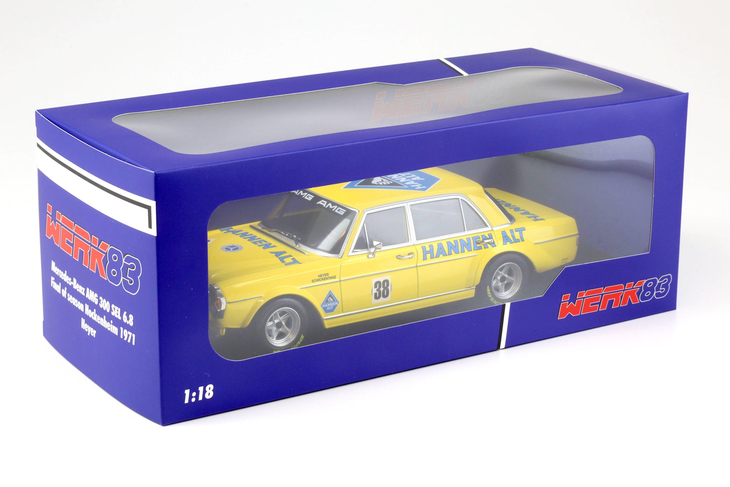Mercedes-Benz 300 SEL 6.8 #38 Final of season Hockenheim 1971 - 1/18 Werk83