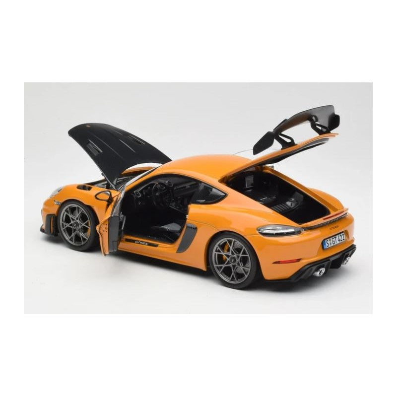 Porsche Cayman GT4 RS 2023 weissach pach bahama yellow - 1/18 Norev