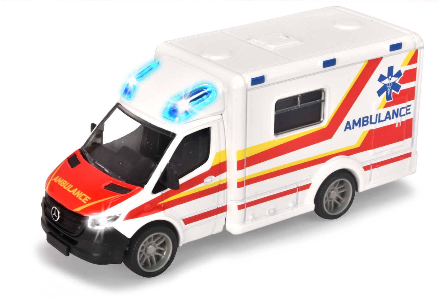 Mercedes Sprinter Ambulanta cu lumini si sunete - 1/43 Majorette