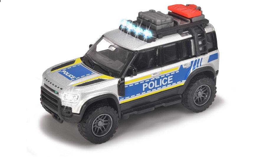 Masinuta Land Rover Police cu lumini si sunete - 1/43 Majorette
