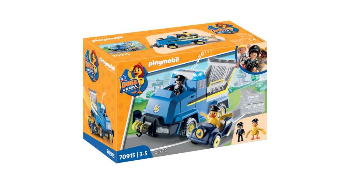 Playmobil Duck On Call 70915 - Masina de politie