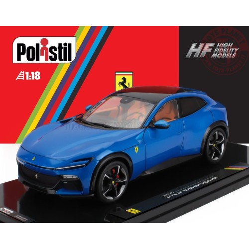 Ferrari Purosangue albastru - 1/18 Polistil