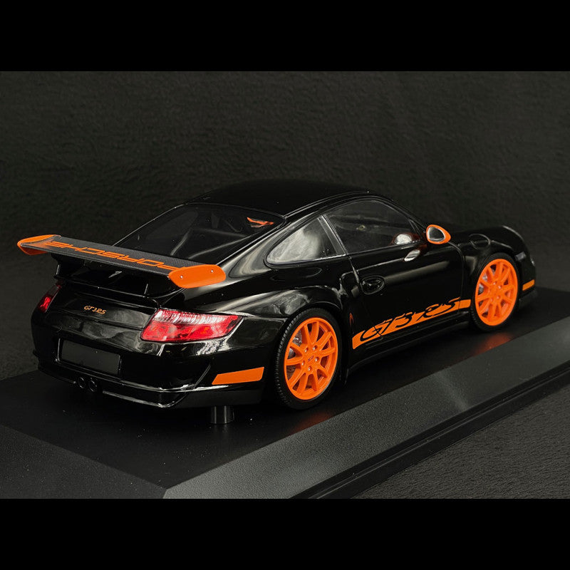 Porsche 911 GT3 RS 2007 (negru/portocaliu) - 1/18 Minichamps