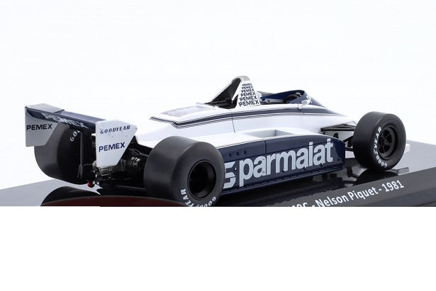 Formula 1 Brabham BT49C - Nelson Piquet 1981 #5 - 1/24 Altaya