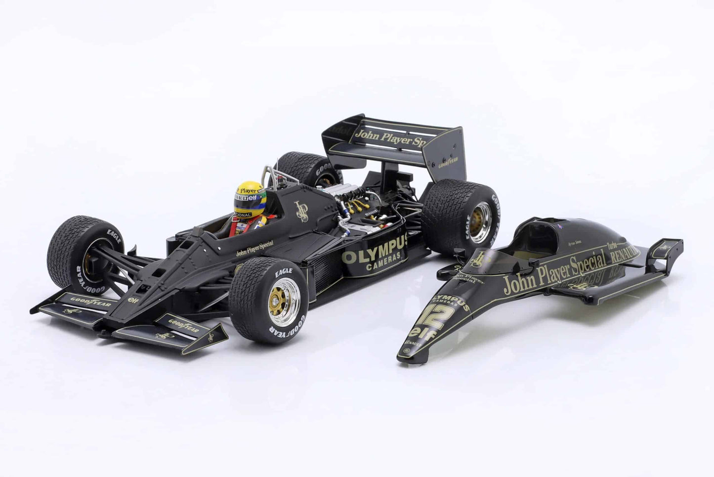 Ayrton Senna Lotus 97T #12 Winner Portugal GP Formula 1 1985 - 1/18 Premium X