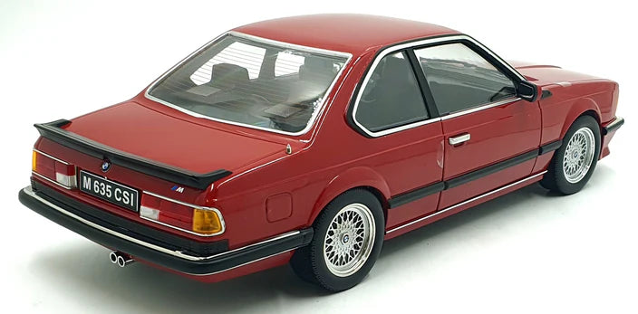 BMW 6-series M635 Csi E24 rosu - 1/12 KK-Scale