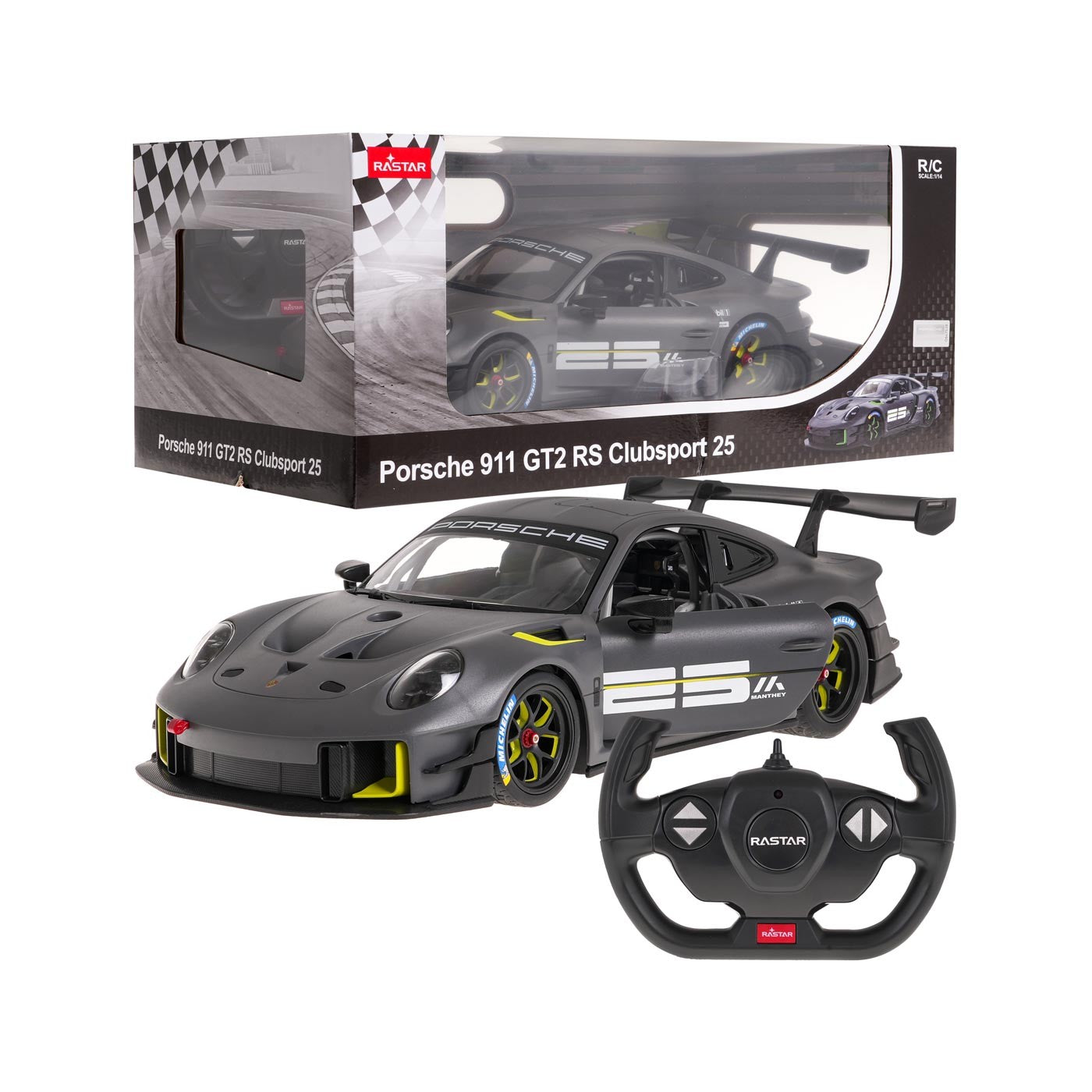 Porsche 911 GT2 RS Clubsport 25 cu telecomanda - 1/14 Rastar