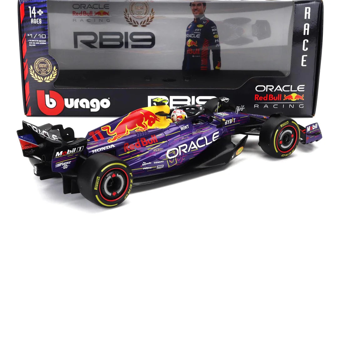 Formula 1 Red Bull Racing RB19 Sergio Perez #11 3rd Las Vegas GP 2023 - 1/18 Bburago