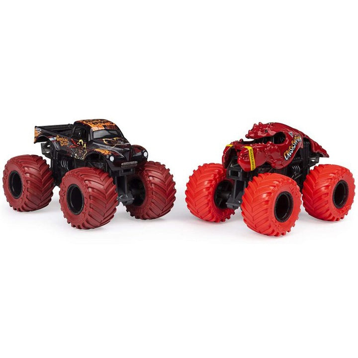 Set 2 masini Monster Jam - Captains Cuse si Crush Station 1/64