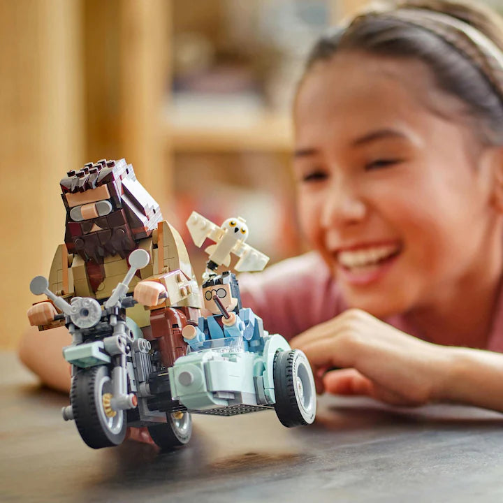 LEGO Harry Potter 76443 - Hagrid si Harry intr-o tura cu motocicleta (617 piese)