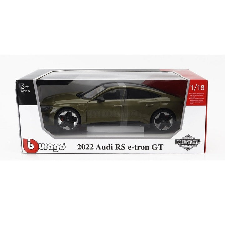Audi RS E-Tron GT 2022 kaki - 1/18 Bburago