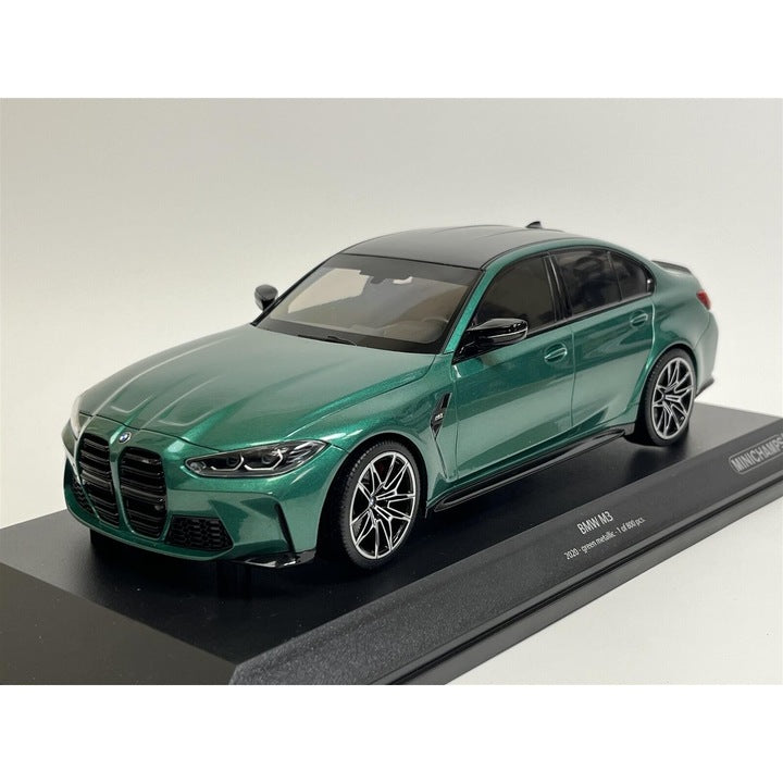 BMW M3 2020 green metallic 1of 800 pcs - 1/18 Minichamps