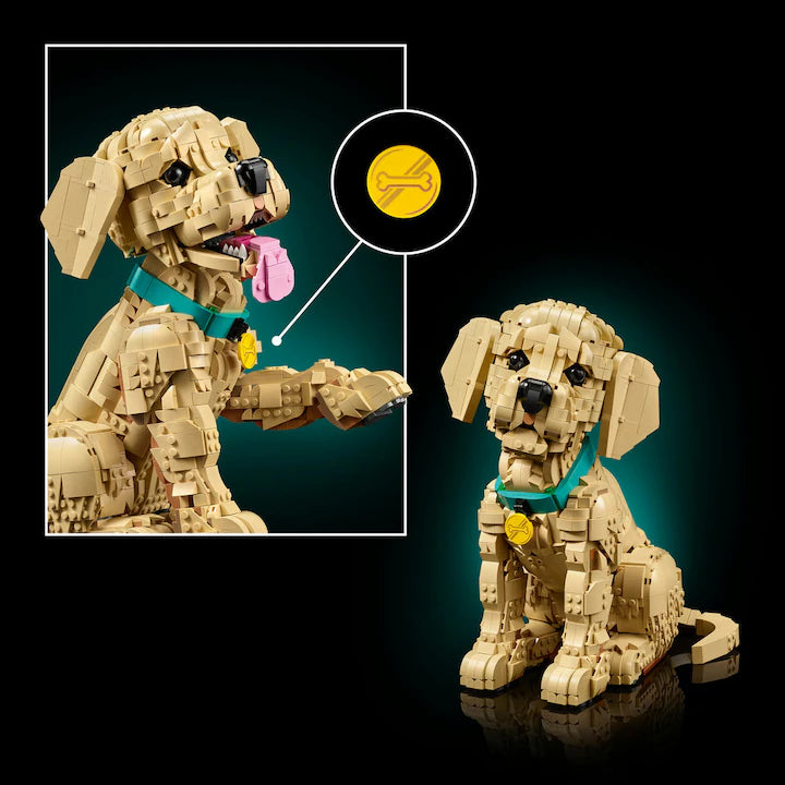 LEGO Icons 11384 - Catelus Golden Retriever (2102 piese)