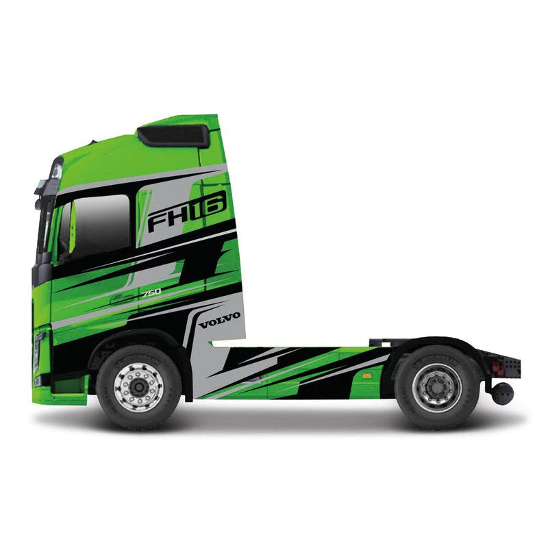 Cap Tractor Camion Volvo FH16 verde/negru - 1/43 Bburago