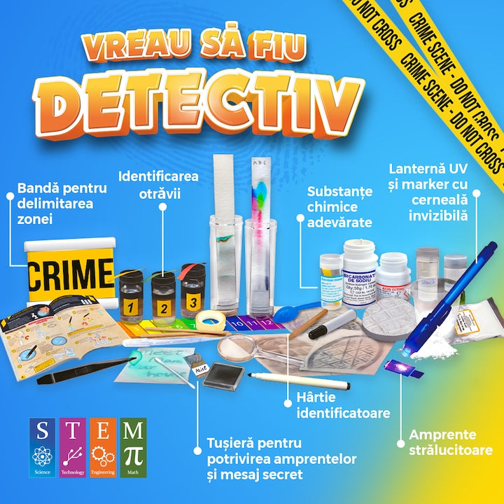 Joc educativ si distractiv pentru copii ROOVI - Vreau sa fiu detectiv
